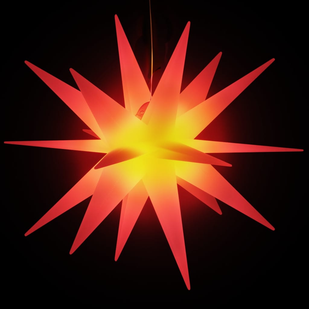 Thumbnail - vidaXL LED-Weihnachtsstern Faltbar Rot 57 cm