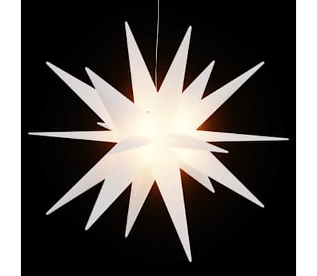 vidaXL L&aacute;mpara de Navidad con LED plegable blanca 57 cm