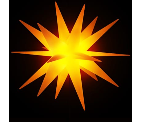 vidaXL Luce di Natale con Picco Terra e LED Pieghevole Gialla 57 cm