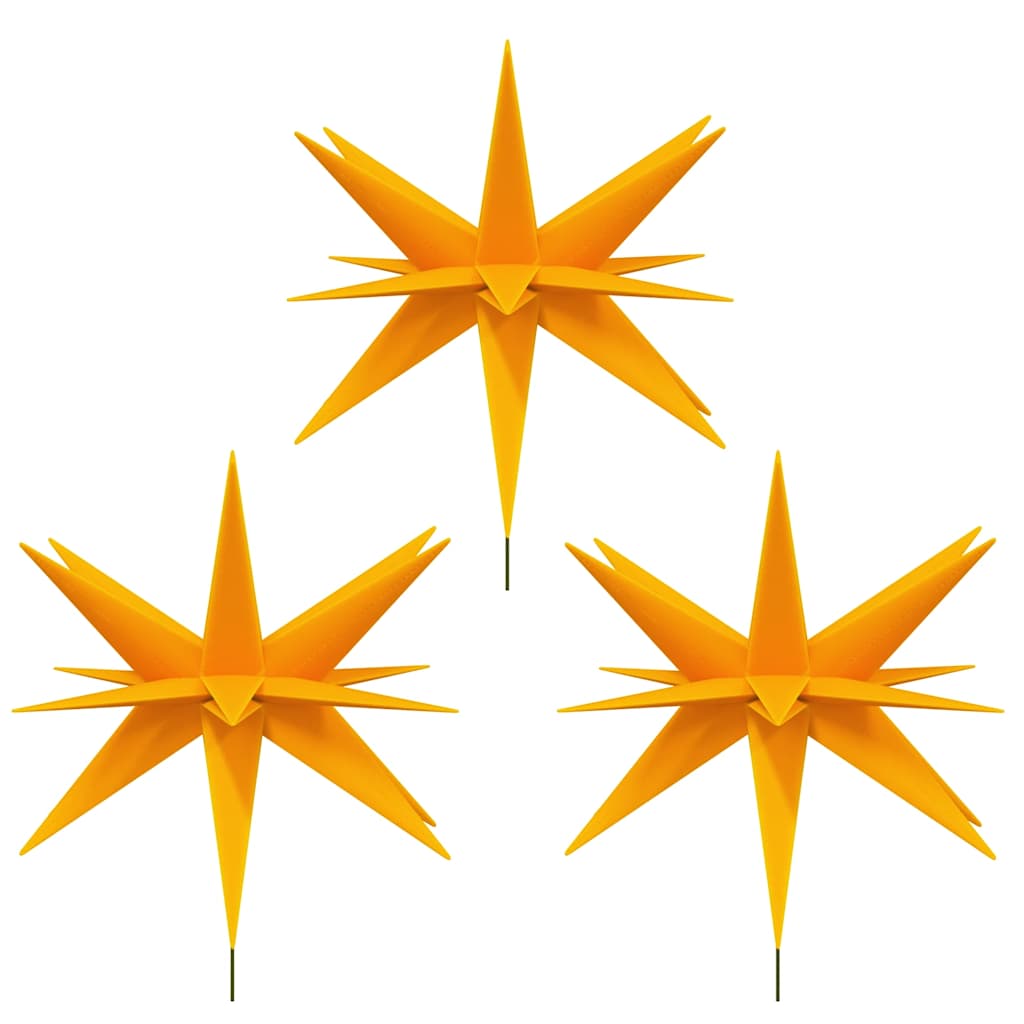 vidaXL Kerstlampen met grondpin en LED's 3 st 35 cm geel, foto 4
