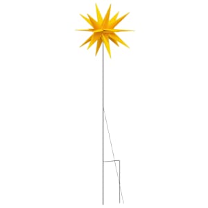 Svítící vánoční hvězdy s hroty 3 ks LED skládací žluté 35 cm - obrázek 10