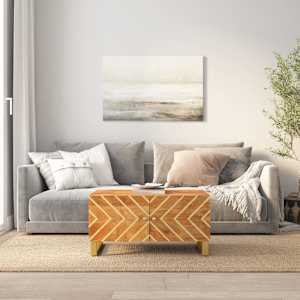 Klubska mizica rjava in črna 80×50×40 cm trden mangov les