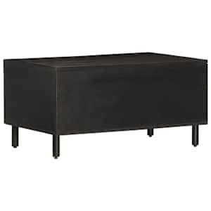 Konferenční stolek černý 80x50x40 cm masivní mangovníkové dřevo - obrázek 5