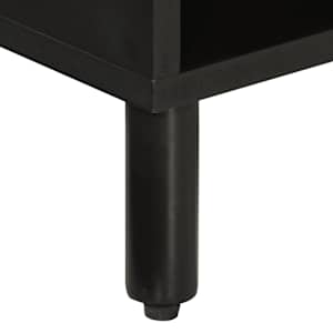TV skříňka černá 80 x 31 x 46 cm masivní mangovníkové dřevo - obrázek 9