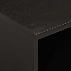 TV skříňka černá 100 x 33 x 46 cm masivní mangovníkové dřevo - obrázek 6