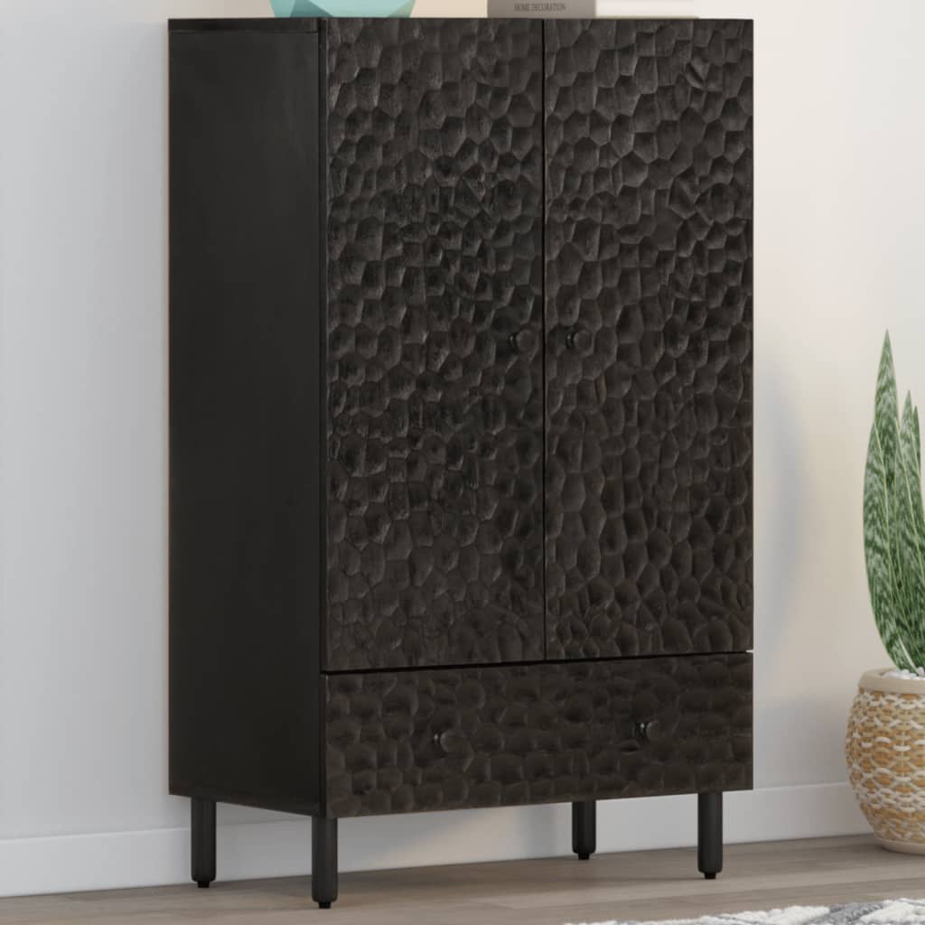 vidaXL Highboard 60x33x100 cm Massivholz Mango