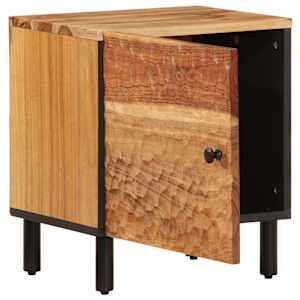 Noční stolky 2 ks 40 x 33 x 46 cm masivní akáciové dřevo - obrázek 4