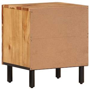 Noční stolky 2 ks 40 x 33 x 46 cm masivní akáciové dřevo - obrázek 7