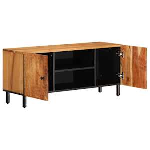 TV skříňka 105x33x46 cm masivní akáciové dřevo - obrázek 4