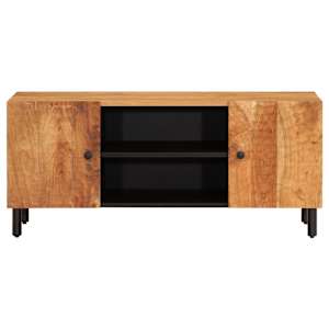 TV skříňka 105x33x46 cm masivní akáciové dřevo - obrázek 5