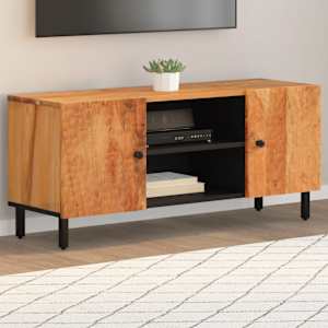 TV skříňka 105x33x46 cm masivní akáciové dřevo - obrázek 1