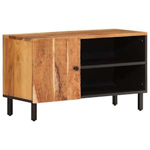 TV skříňka 80x33x46 cm masivní akáciové dřevo - obrázek 2
