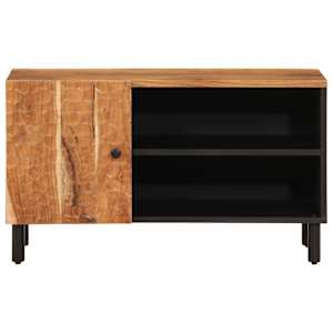 TV skříňka 80x33x46 cm masivní akáciové dřevo - obrázek 5