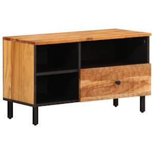 TV skříňka 80x33x46 cm masivní akáciové dřevo - obrázek 2