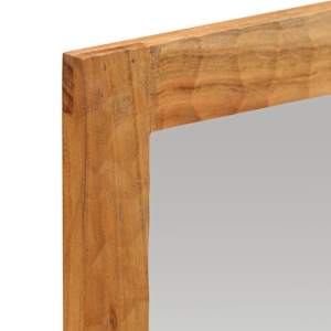 Koupelnové zrcadlo 50 x 70 x 2,5 cm masivní akácie a sklo - obrázek 7