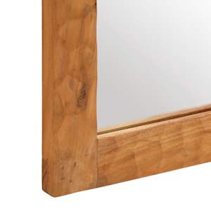 Koupelnové zrcadlo 50 x 70 x 2,5 cm masivní akácie a sklo - obrázek 8