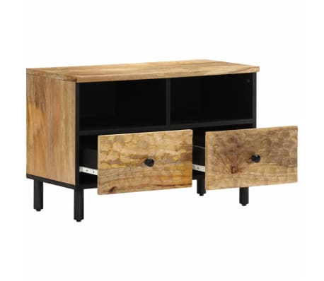 vidaXL Meuble TV 70x33x46 cm Bois massif de manguier