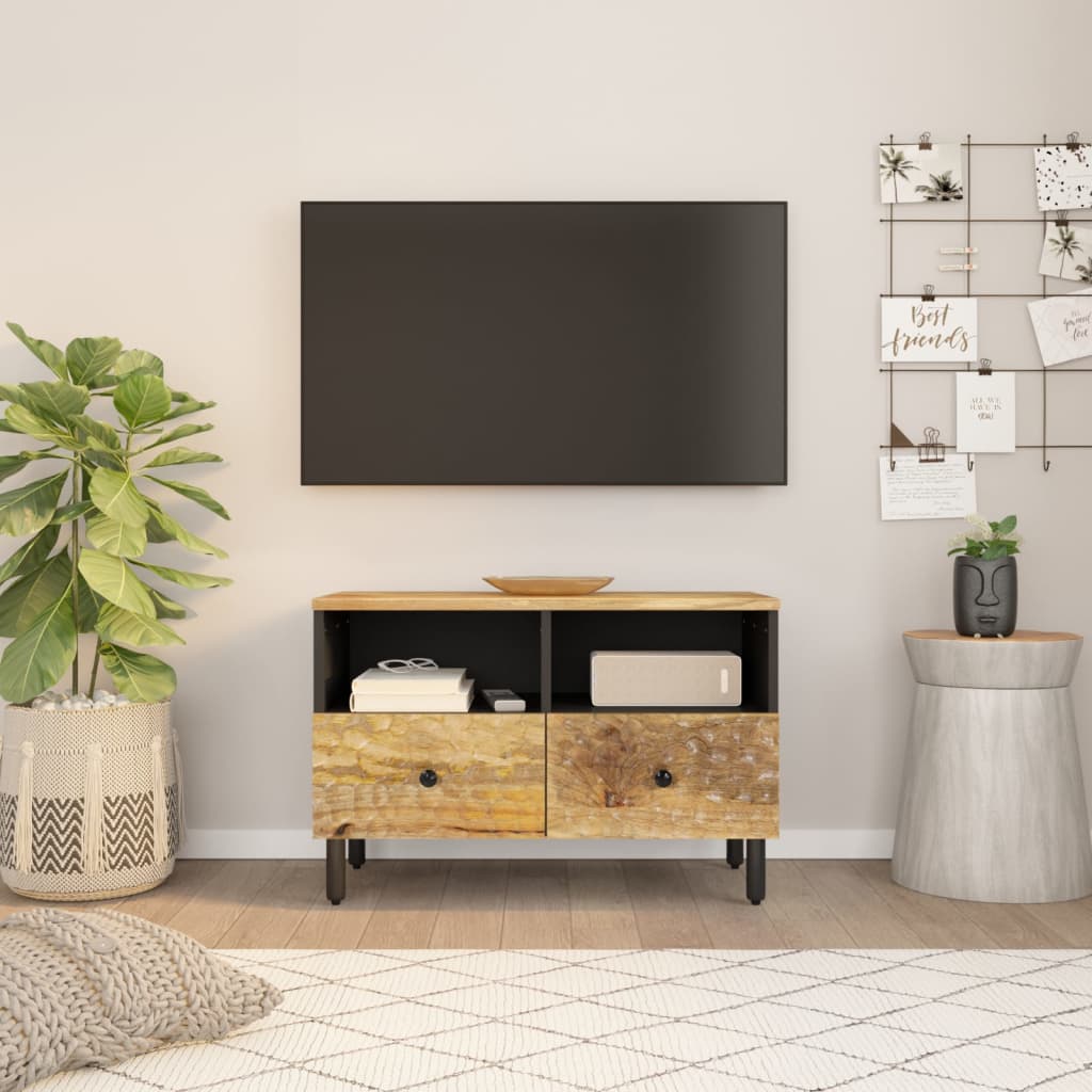 TV skříňka 70 x 33 x 46 cm masivní mangovníkové dřevo
