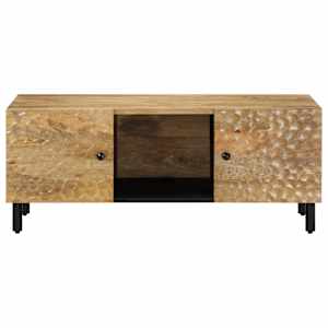 Konferenční stolek 100 x 54 x 40 cm masivní mangovníkové dřevo - obrázek 5