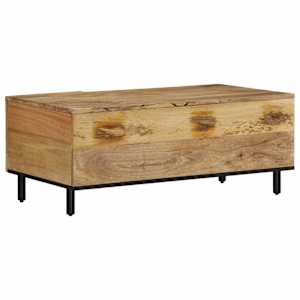 Konferenční stolek 100 x 54 x 40 cm masivní mangovníkové dřevo - obrázek 7