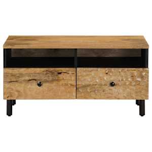 Konferenční stolek 80 x 54 x 40 cm masivní mangovníkové dřevo - obrázek 5