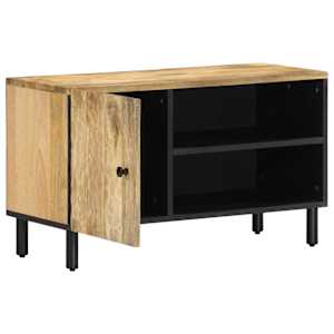 TV skříňka 80 x 31 x 46 cm masivní mangovníkové dřevo - obrázek 2