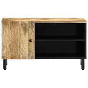 TV skříňka 80 x 31 x 46 cm masivní mangovníkové dřevo - obrázek 3