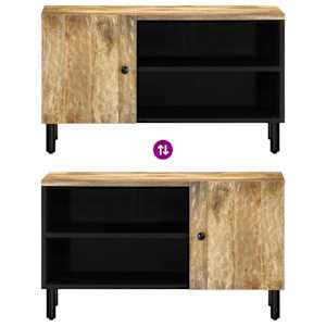 TV skříňka 80 x 31 x 46 cm masivní mangovníkové dřevo - obrázek 6