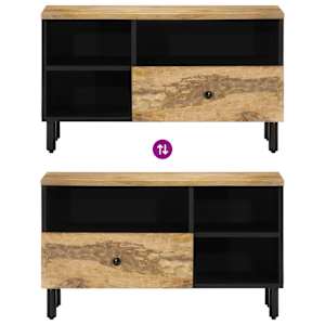 TV skříňka 80 x 33 x 46 cm masivní mangovníkové dřevo - obrázek 6