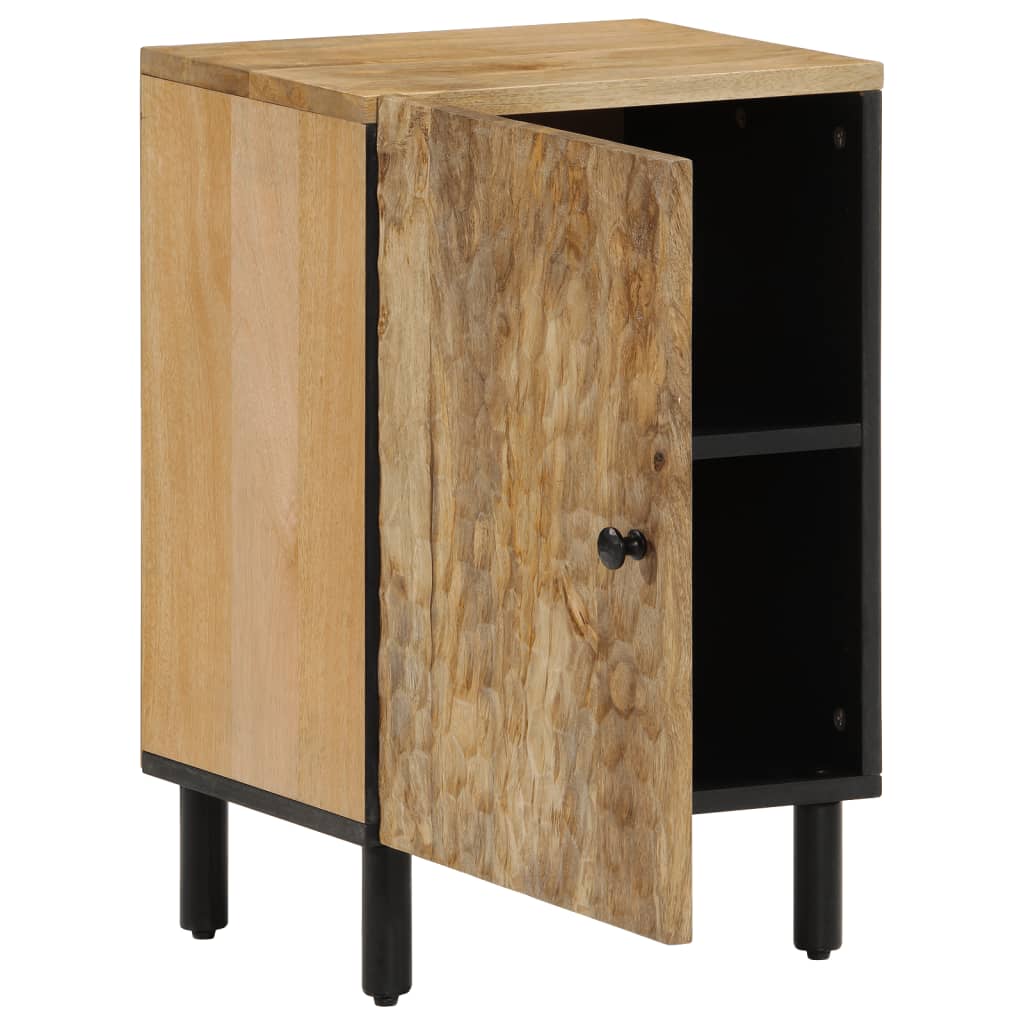 vidaXL Badkamerkast 38x33x58 cm massief mangohout afbeelding