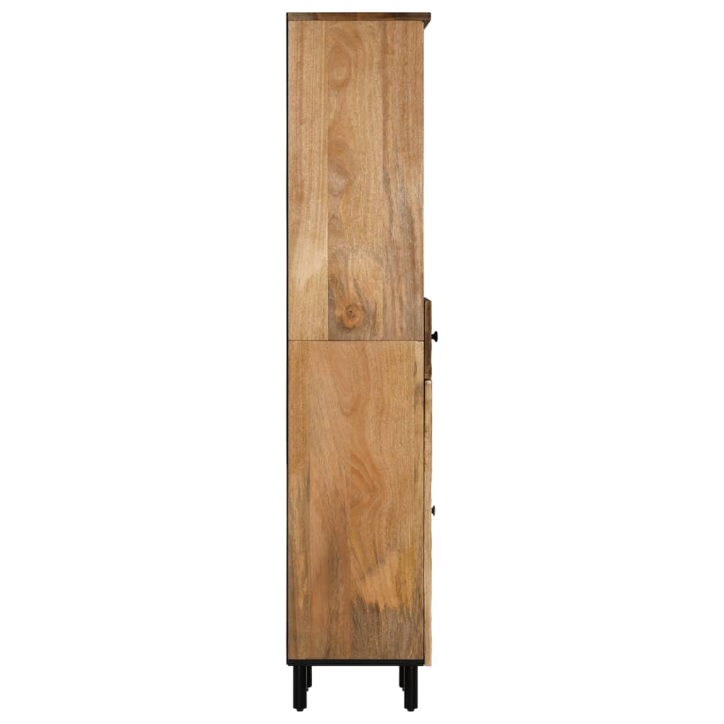 Koupelnová skříňka 38 x 33 x 160 cm masivní mangovníkové dřevo