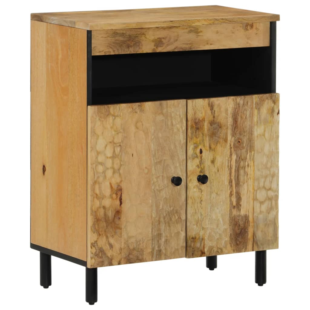 vidaXL Beistellschrank 60x33x75 cm Massivholz Mango