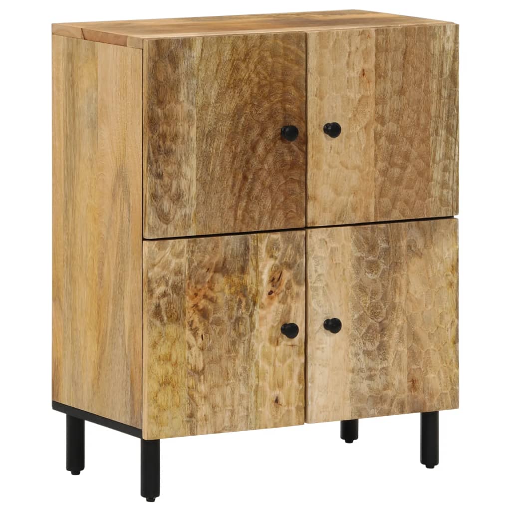 vidaXL Beistellschrank 60x33x75 cm Massivholz Mango