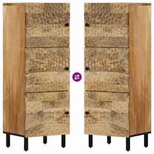 Skříň highboard 40 x 33 x 110 cm masivní mangovníkové dřevo - obrázek 6