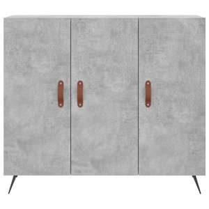 Příborník betonově šedý 90 x 34 x 80 cm kompozitní dřevo - obrázek 6