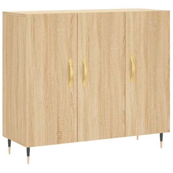 vidaXL puhvetkapp, Sonoma tamm, 90 x 34 x 80 cm, tehispuit