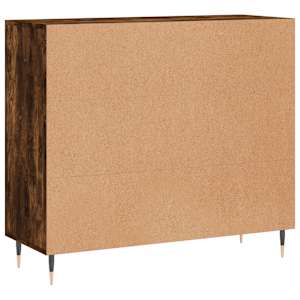 Příborník kouřový dub 90 x 34 x 80 cm kompozitní dřevo - obrázek 8