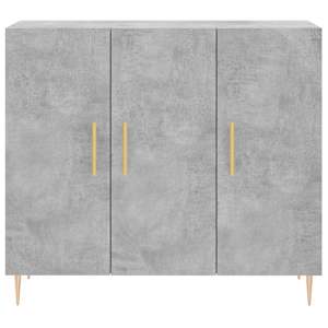 Příborník betonově šedý 90 x 34 x 80 cm kompozitní dřevo - obrázek 6