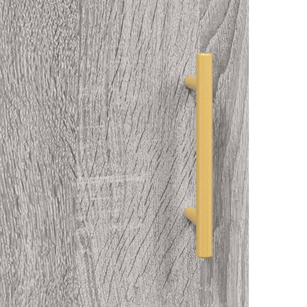 Příborník šedý sonoma 90 x 34 x 80 cm kompozitní dřevo