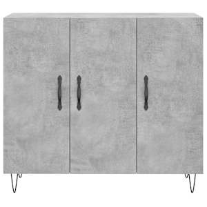 Příborník betonově šedý 90 x 34 x 80 cm kompozitní dřevo - obrázek 6