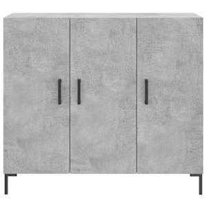 Příborník betonově šedý 90 x 34 x 80 cm kompozitní dřevo - obrázek 6