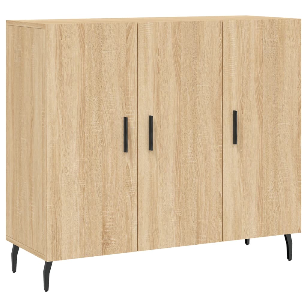 vidaXL Komoda dub sonoma 90x34x80 cm kompozitné drevo