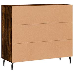 Příborník kouřový dub 90 x 34 x 80 cm kompozitní dřevo - obrázek 8