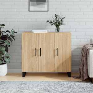 Komoda sonoma hrast 90x34x80 cm konstruiran les