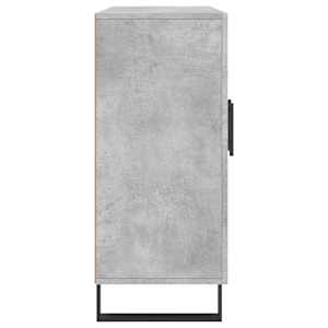Příborník betonově šedý 90 x 34 x 80 cm kompozitní dřevo - obrázek 7