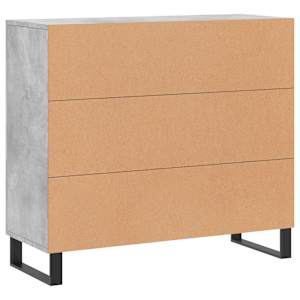 Příborník betonově šedý 90 x 34 x 80 cm kompozitní dřevo - obrázek 8