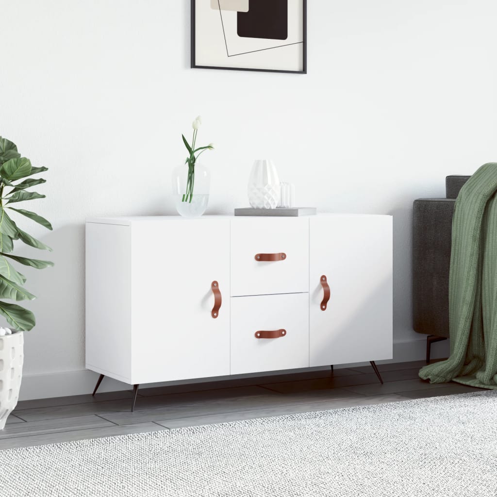 vidaXL skænk 100x36x60 cm konstrueret træ hvid