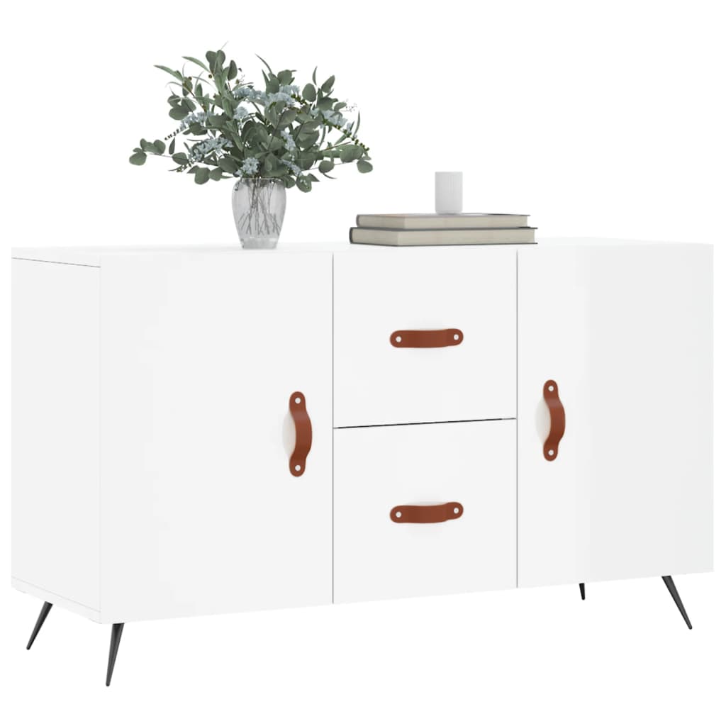 Thumbnail - vidaXL Sideboard Hochglanz-Weiß 100x36x60 cm Holzwerkstoff