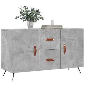 Příborník betonově šedý 100 x 36 x 60 cm kompozitní dřevo - obrázek 3