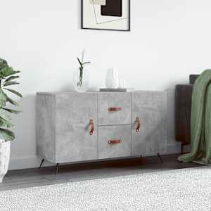 Příborník betonově šedý 100 x 36 x 60 cm kompozitní dřevo - obrázek 1